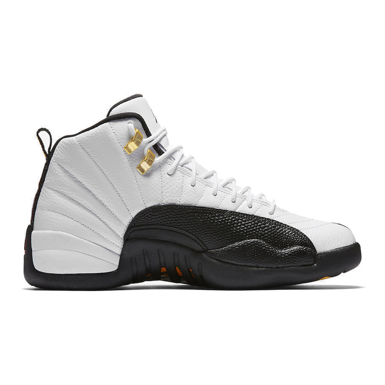 Air Jordan 12 Retro Taxi White Gold 130690 125 (3) - newkick.vip