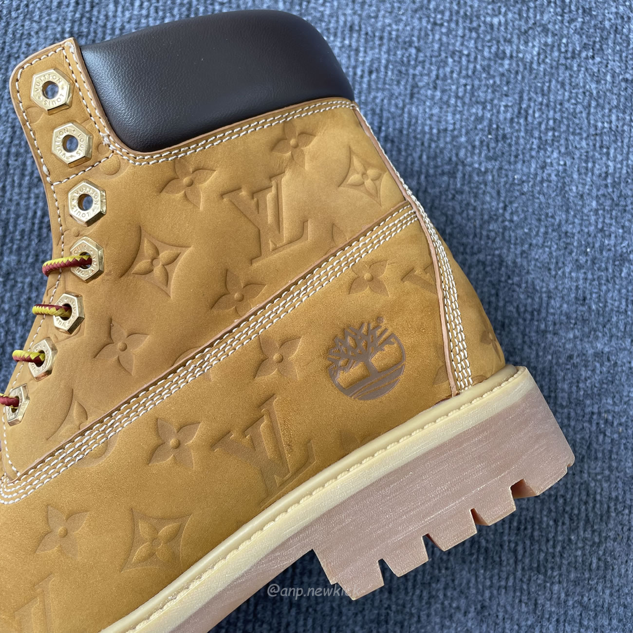 Louis Vuitton Timberland 6 Ankle Boot Wheat Monogram 1ad72x (14) - newkick.vip