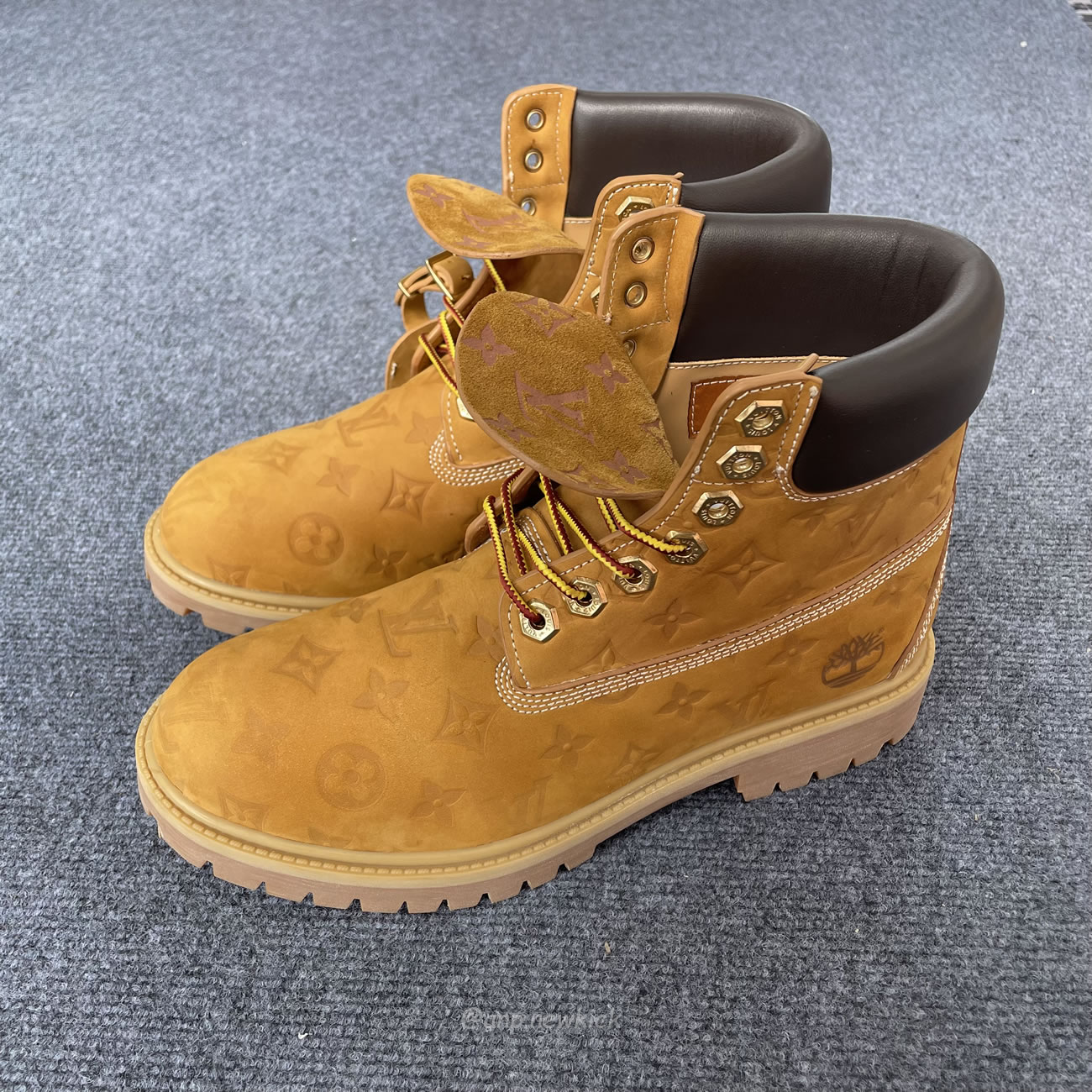 Louis Vuitton Timberland 6 Ankle Boot Wheat Monogram 1ad72x (16) - newkick.vip