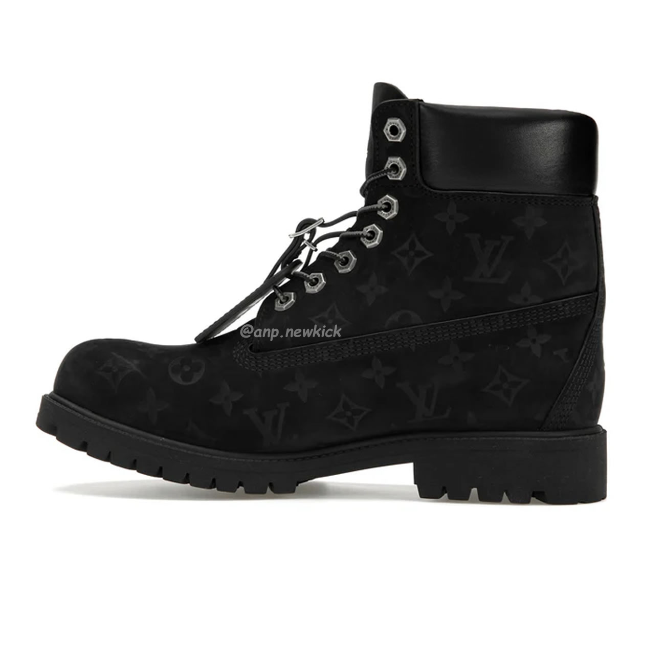 Louis Vuitton Timberland 6 Botín Ankle Boot Black Monogram 1ad73h (1) - newkick.vip