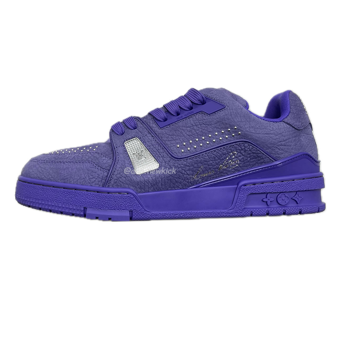 Louis Vuitton Lv Trainer Maxi Sneaker Violet 1adhae (1) - newkick.vip