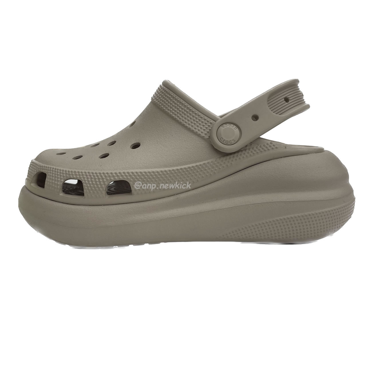 Crocs Classic Crush Clog Bone Multi Black White Green Blue Grey Red Green Dark Green Brown 207521 (18) - newkick.vip