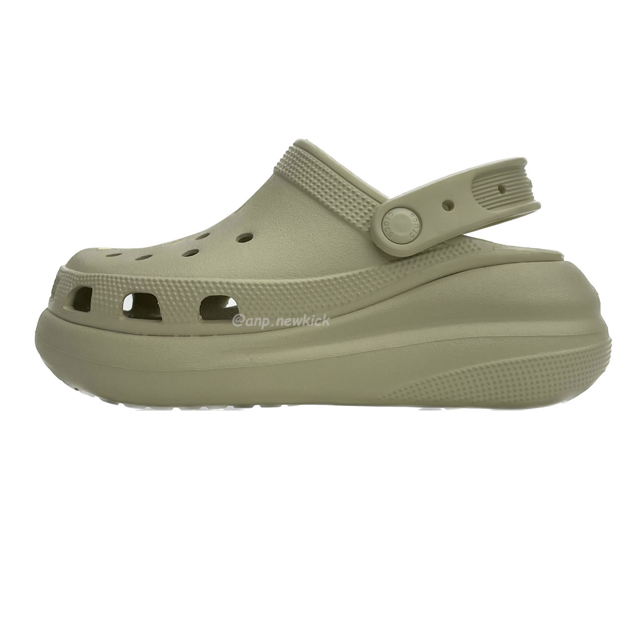 Crocs Classic Crush Clog Bone Multi Black White Green Blue Grey Red Green Dark Green Brown 207521 (7) - newkick.vip