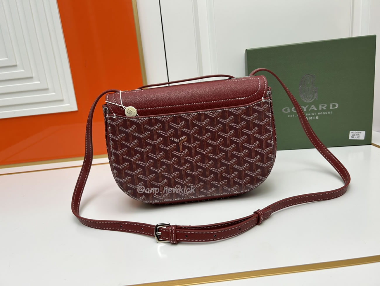 Goyard 233 Messenger Bag 17 Cm X 8 Cm X 25 Cm (19) - newkick.vip