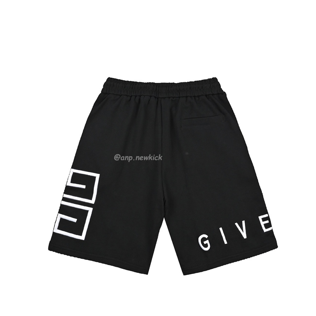 Givenchy 24fw4g Checkered Embroidered Shorts (6) - newkick.vip