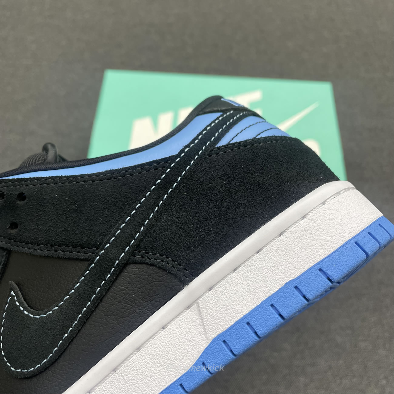 Nike Sb Dunk Low Black University Blue 304292 048 (8) - newkick.vip