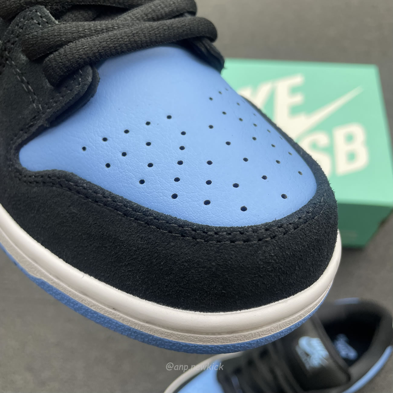 Nike Sb Dunk Low Black University Blue 304292 048 (9) - newkick.vip