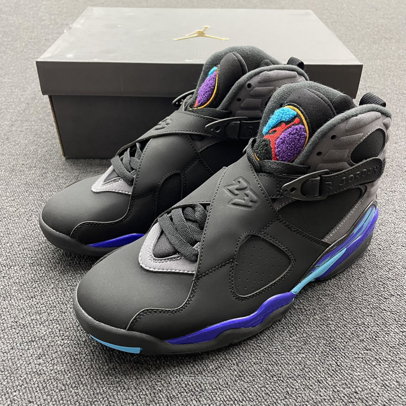 Air Jordan 8 Retro Aqua 2015 305381 025 (3) - newkick.vip