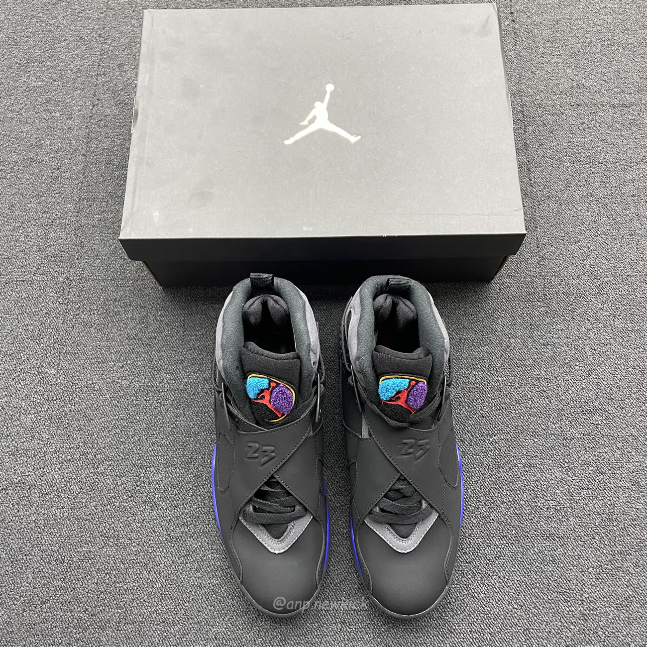 Air Jordan 8 Retro Aqua 2015 305381 025 (4) - newkick.vip