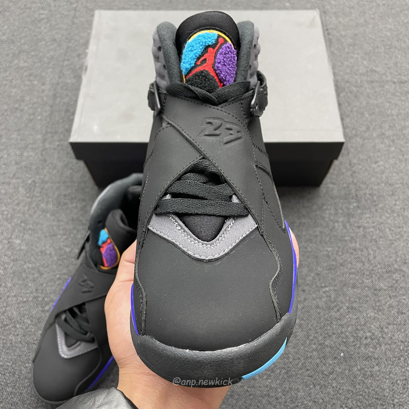 Air Jordan 8 Retro Aqua 2015 305381 025 (5) - newkick.vip