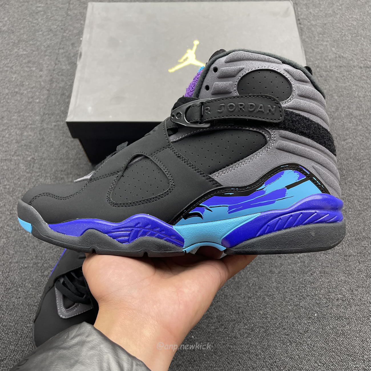 Air Jordan 8 Retro Aqua 2015 305381 025 (9) - newkick.vip