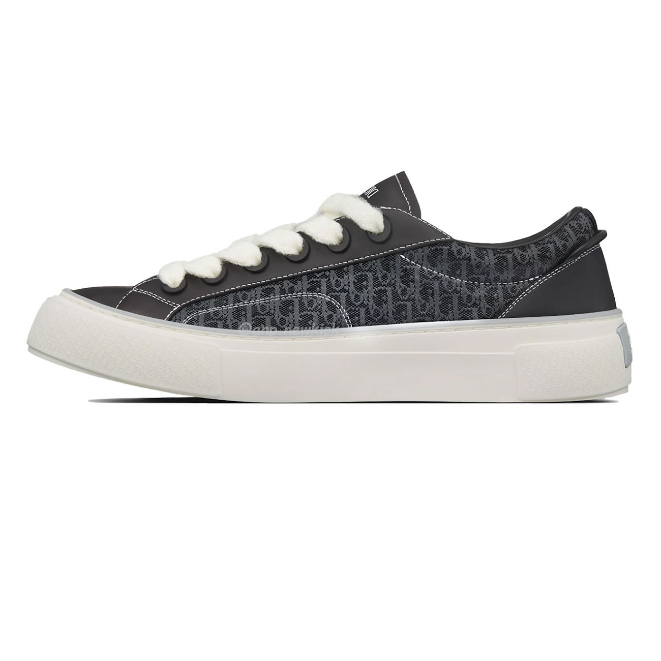 Dior B33 Sneaker Black Smooth Calfskin Oblique Jacquard 3sn303zwn55936 (1) - newkick.vip