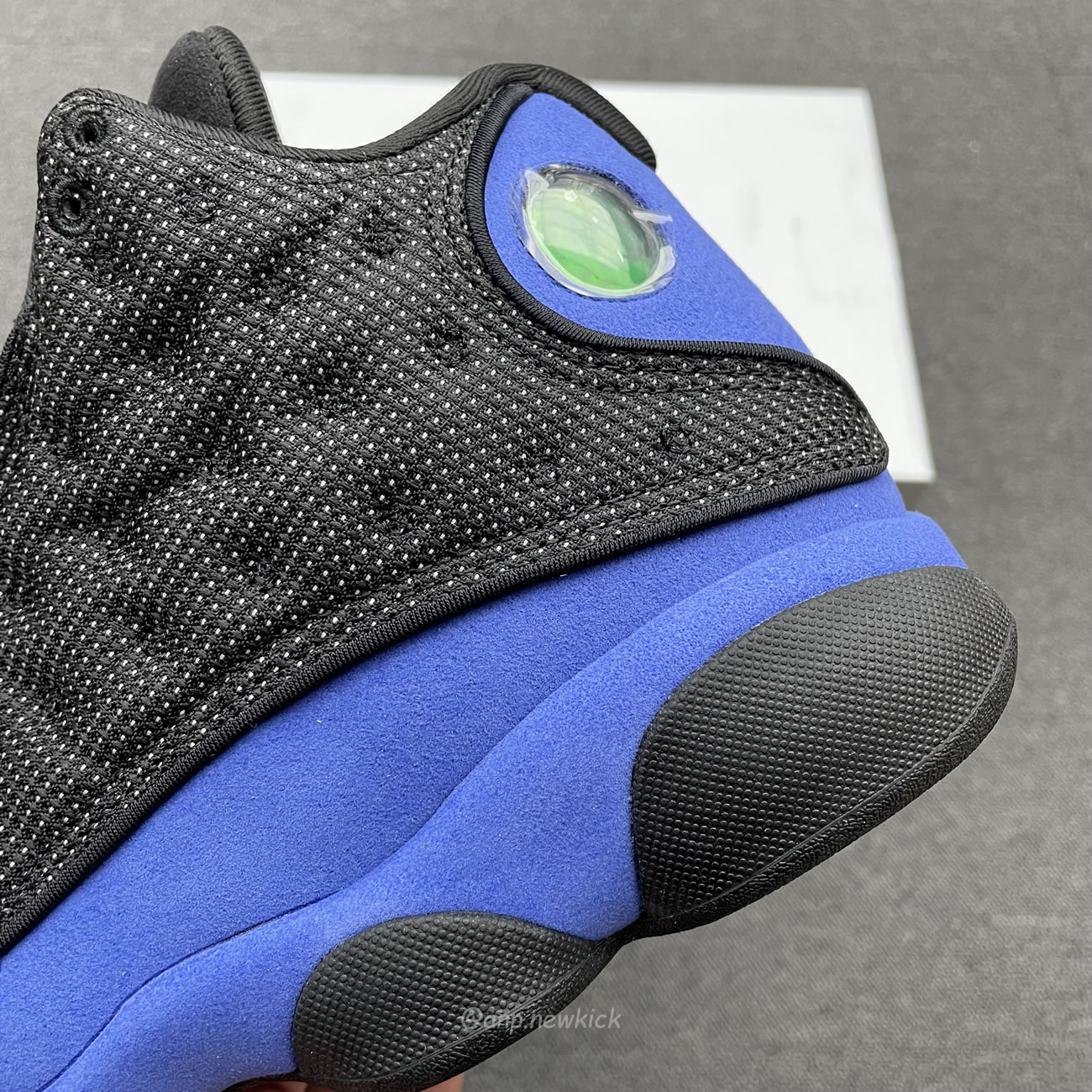 Air Jordan 13 Retro Black Hyper Royal 414571 040 (11) - newkick.vip