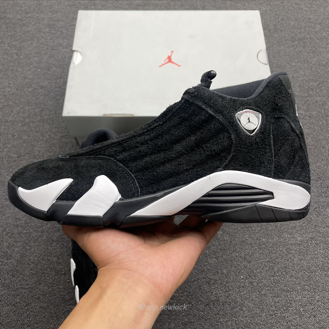 Air Jordan 14 Retro Black White 487471 016 (11) - newkick.vip