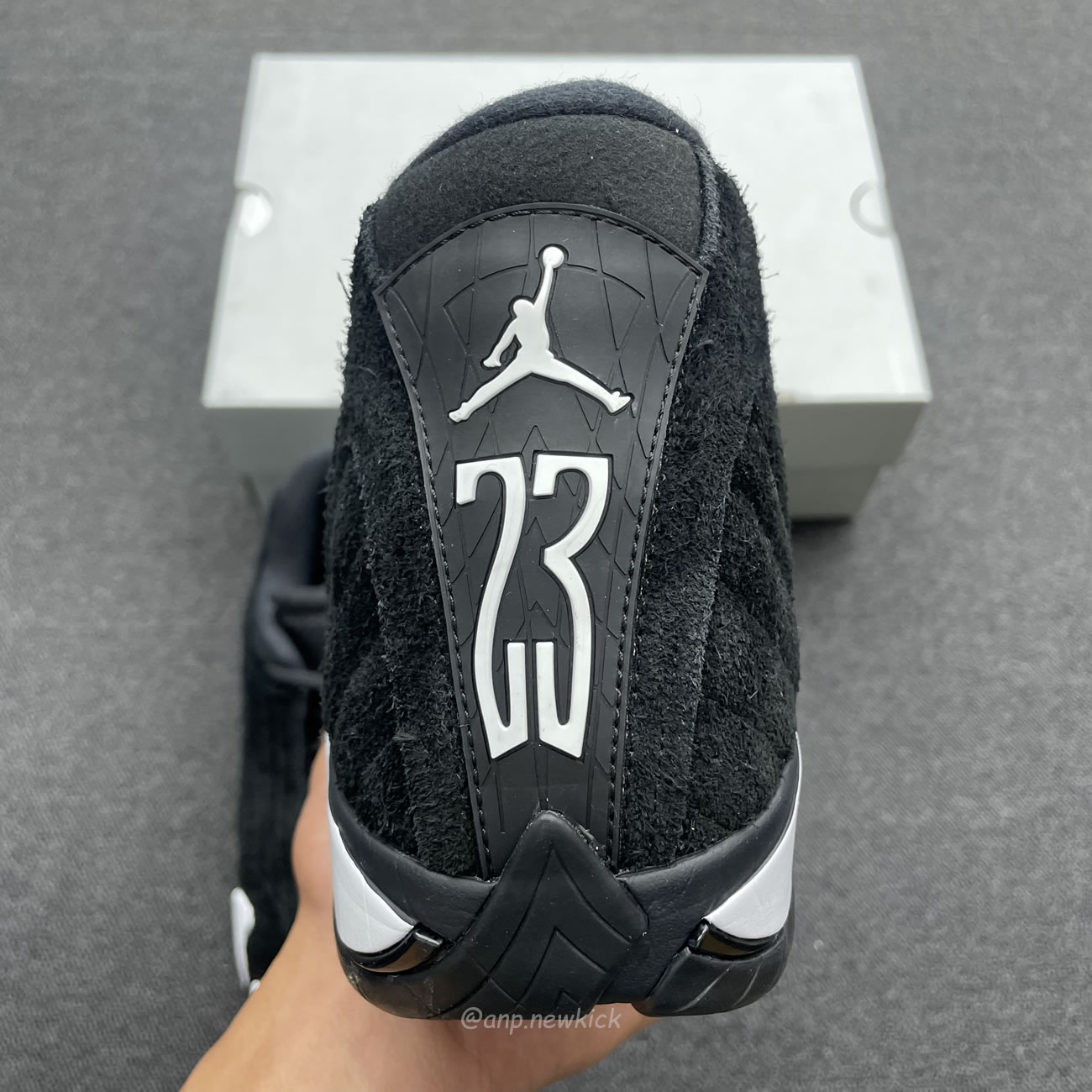 Air Jordan 14 Retro Black White 487471 016 (5) - newkick.vip