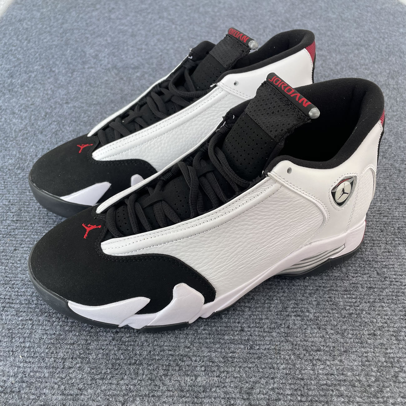 Air Jordan 14 Retro Black Toe 2024 487471 160 (3) - newkick.vip