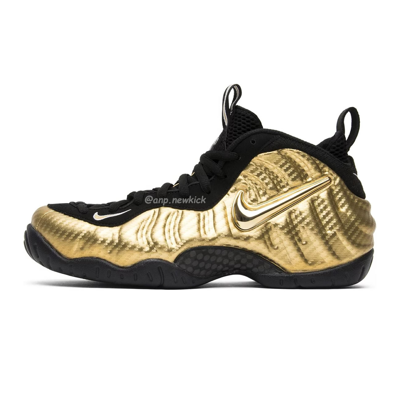 Nike Air Foamposite Pro Metallic Gold 624041 701 (3) - newkick.vip