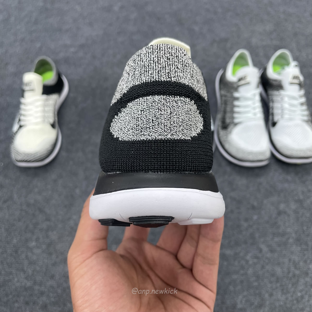 Nike Free 4.0 Flyknit White Black 631050 100 (7) - newkick.vip