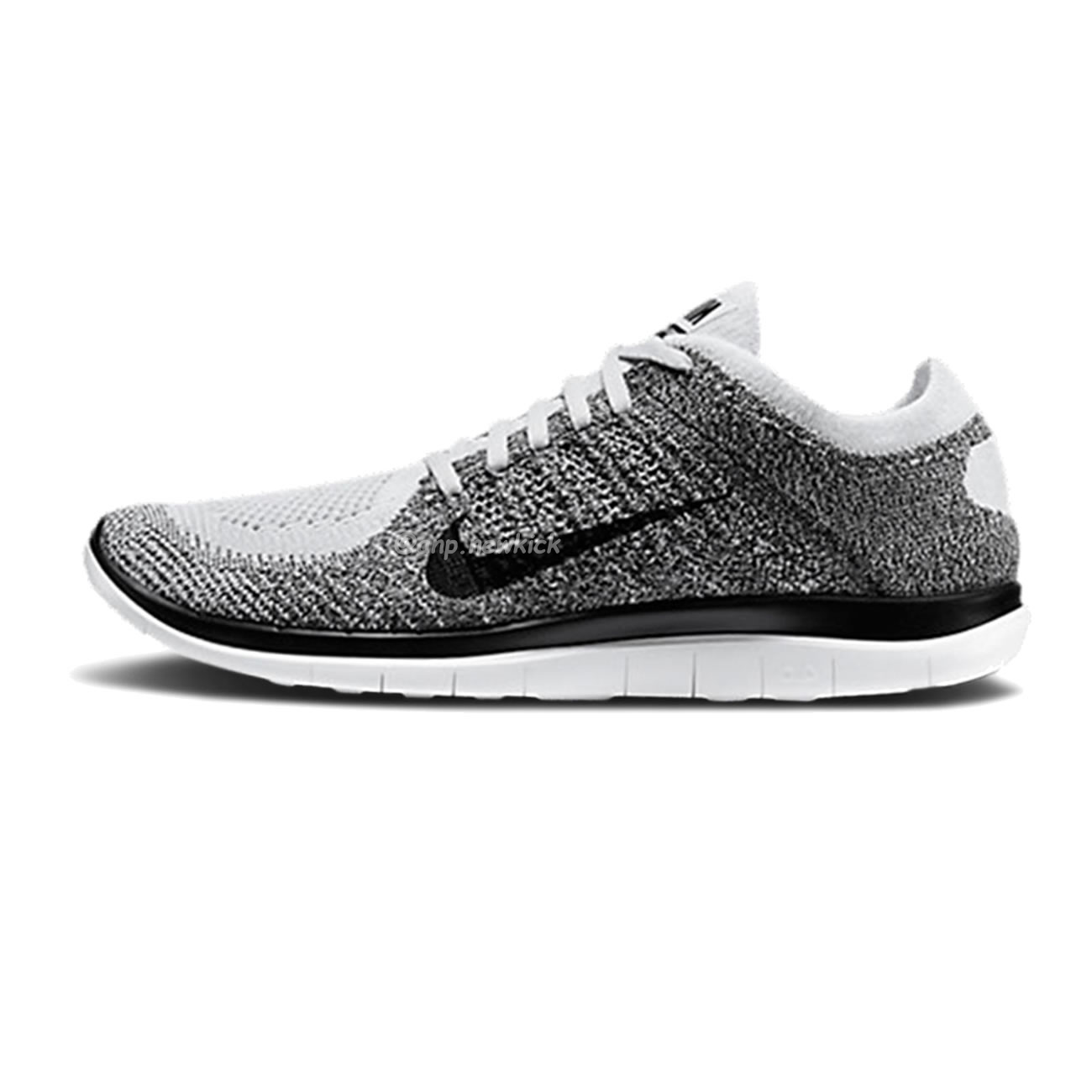 Nike Free 4.0 Flyknit White Black 631050 100 (8) - newkick.vip