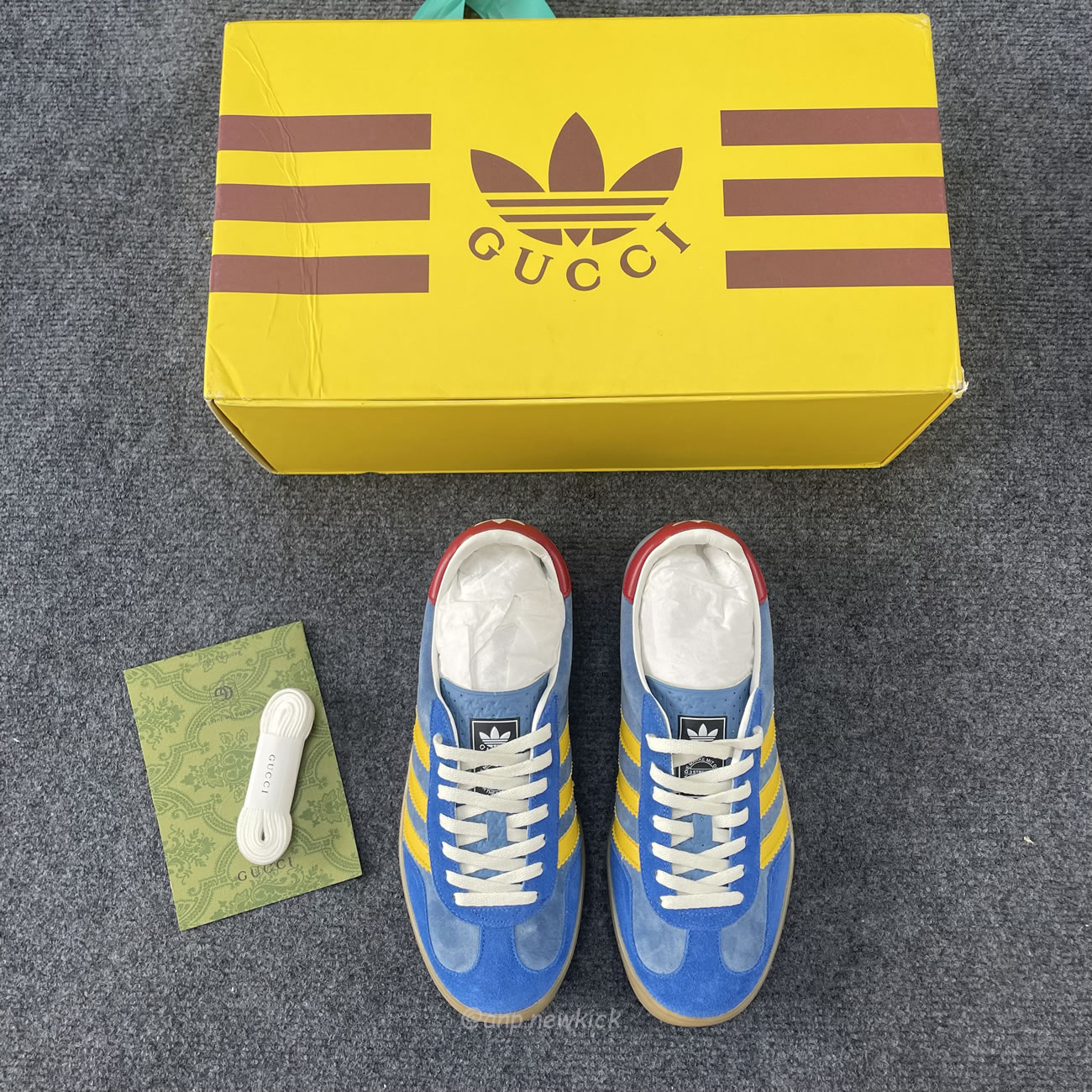 Adidas X Gucci Gazelle Blue 7078489stu04860 (5) - newkick.vip