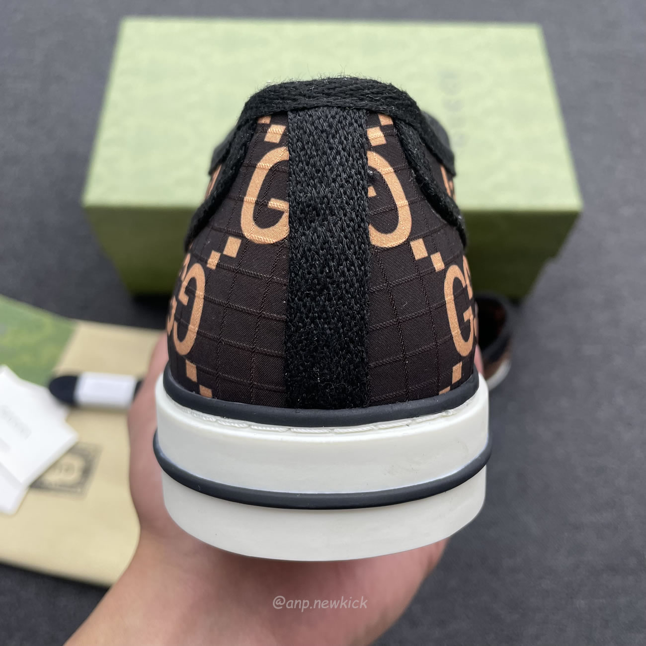 Gucci Ripstop Tennis Brown 771461 Factd 8644 (11) - newkick.vip