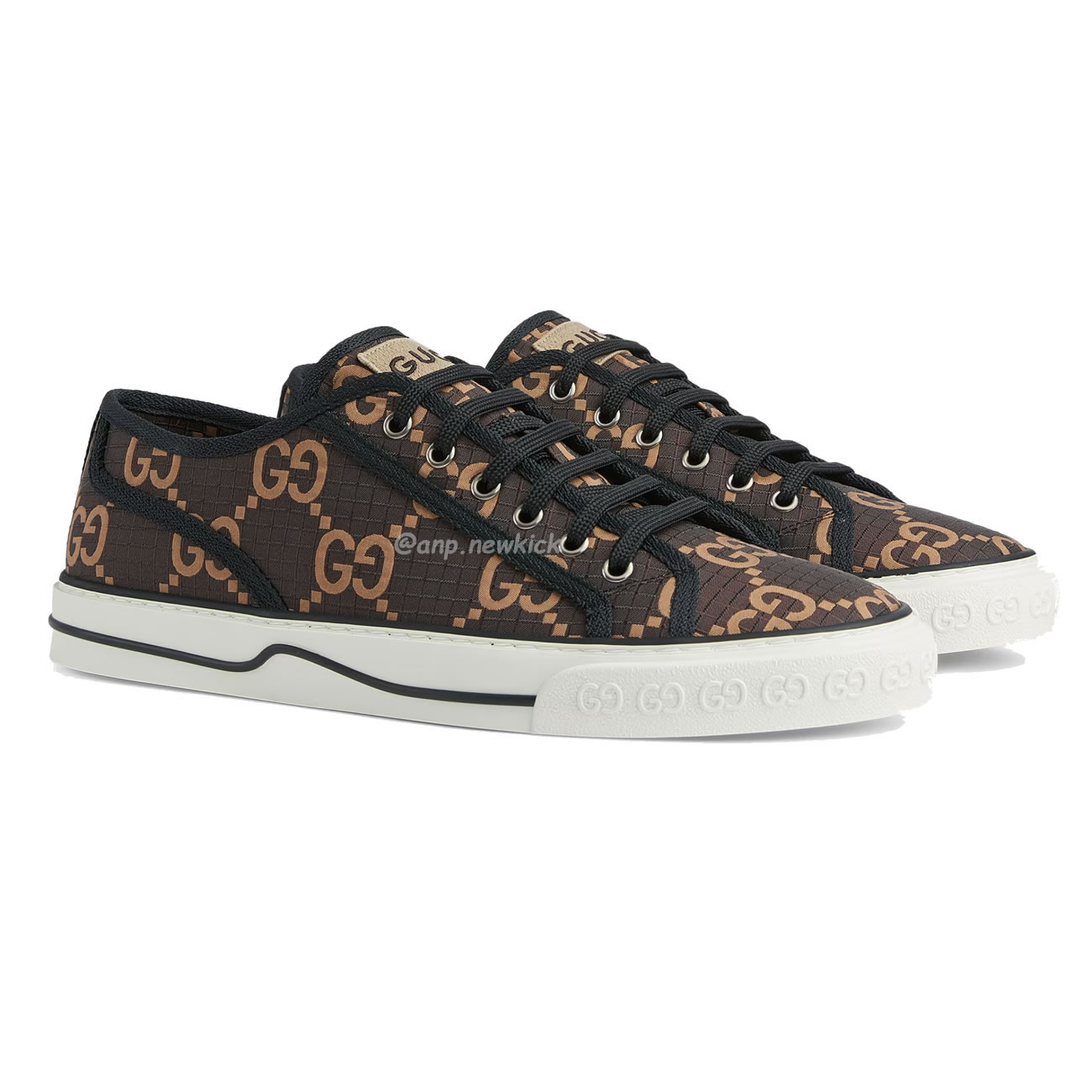 Gucci Ripstop Tennis Brown 771461 Factd 8644 (8) - newkick.vip