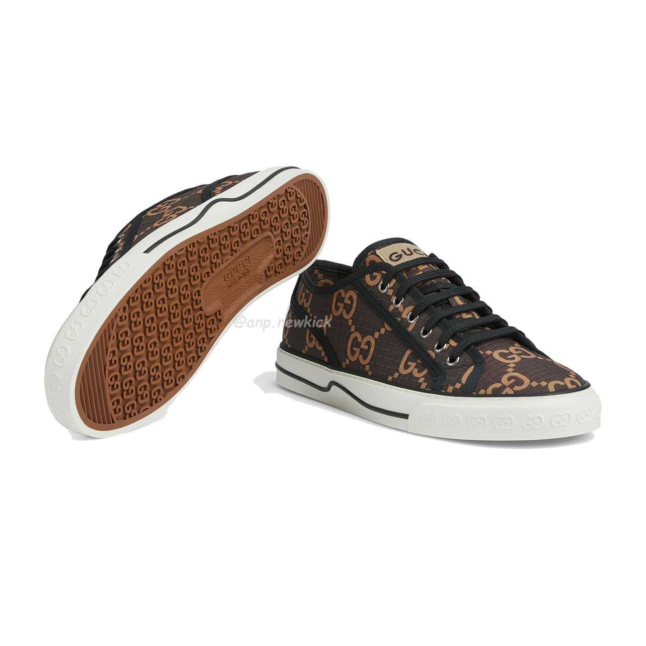 Gucci Ripstop Tennis Brown 771461 Factd 8644 (9) - newkick.vip