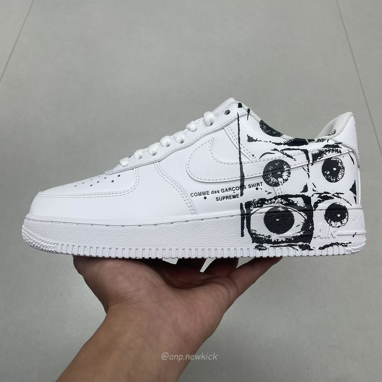 Nike Air Force 1 Low Supreme Comme Des Garcons 923044 100 (8) - newkick.vip