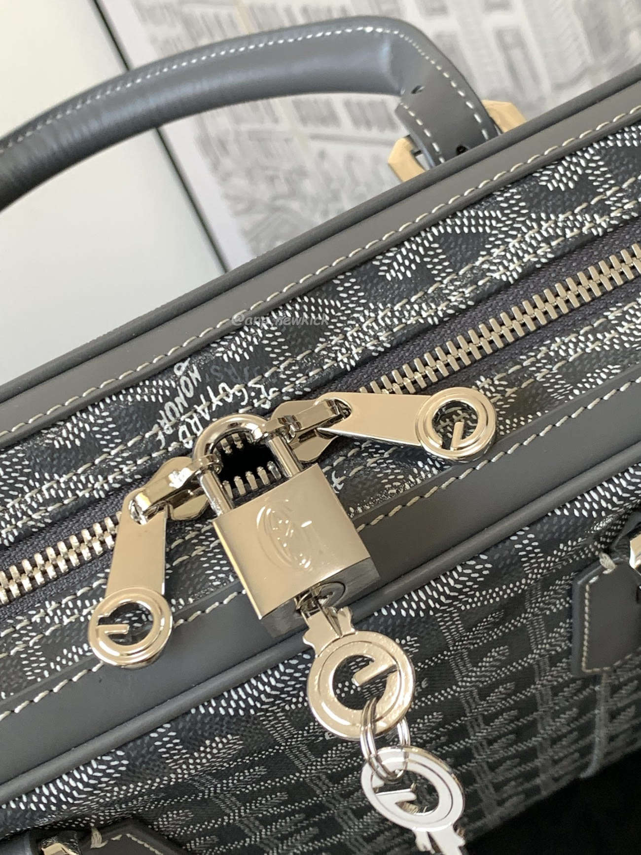 Goyard Ambassade Medium Size Briefcase (11) - newkick.vip