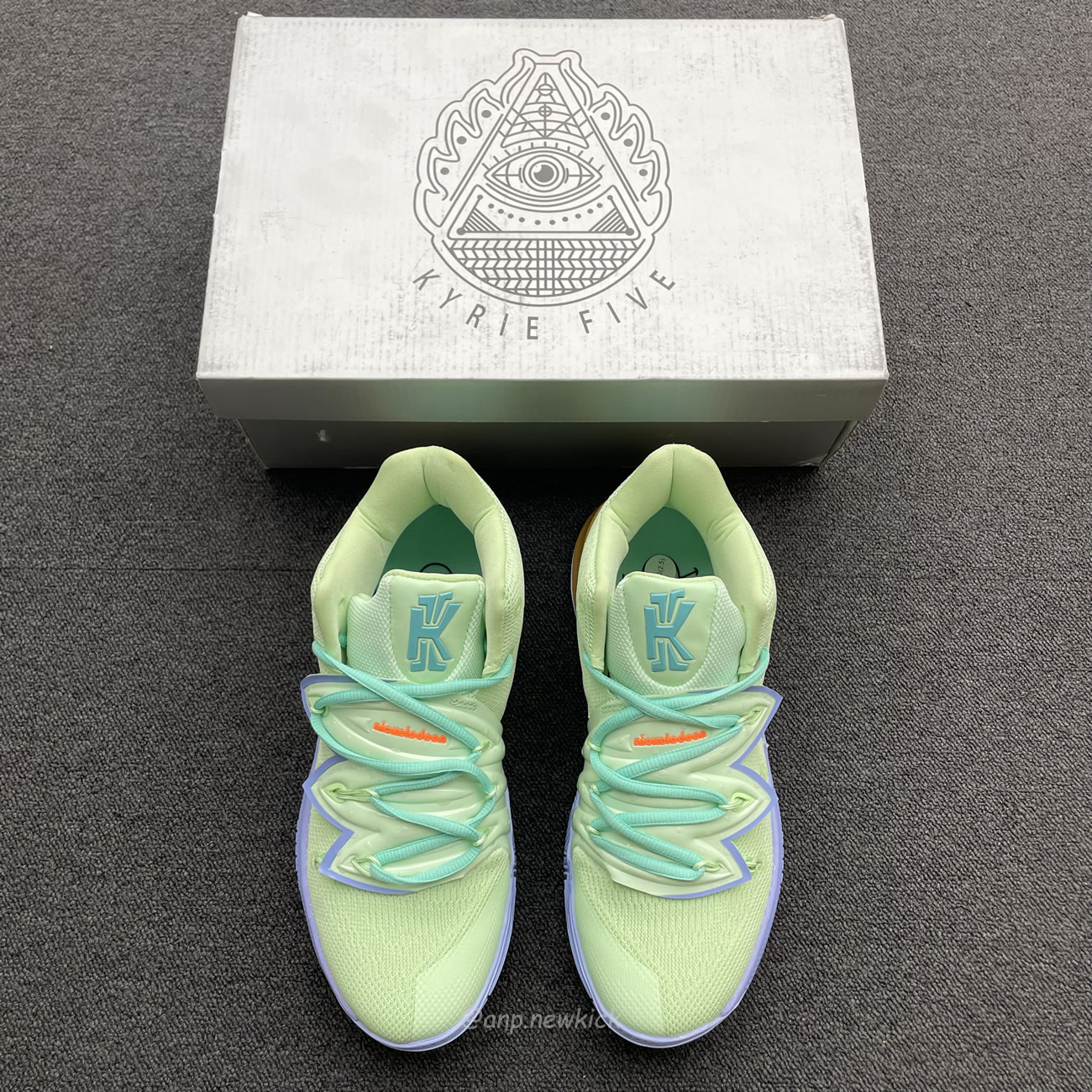 Nike Kyrie 5 Spongebob Squidward Patrick Cj6951 300 Cj6950 600 (21) - newkick.vip