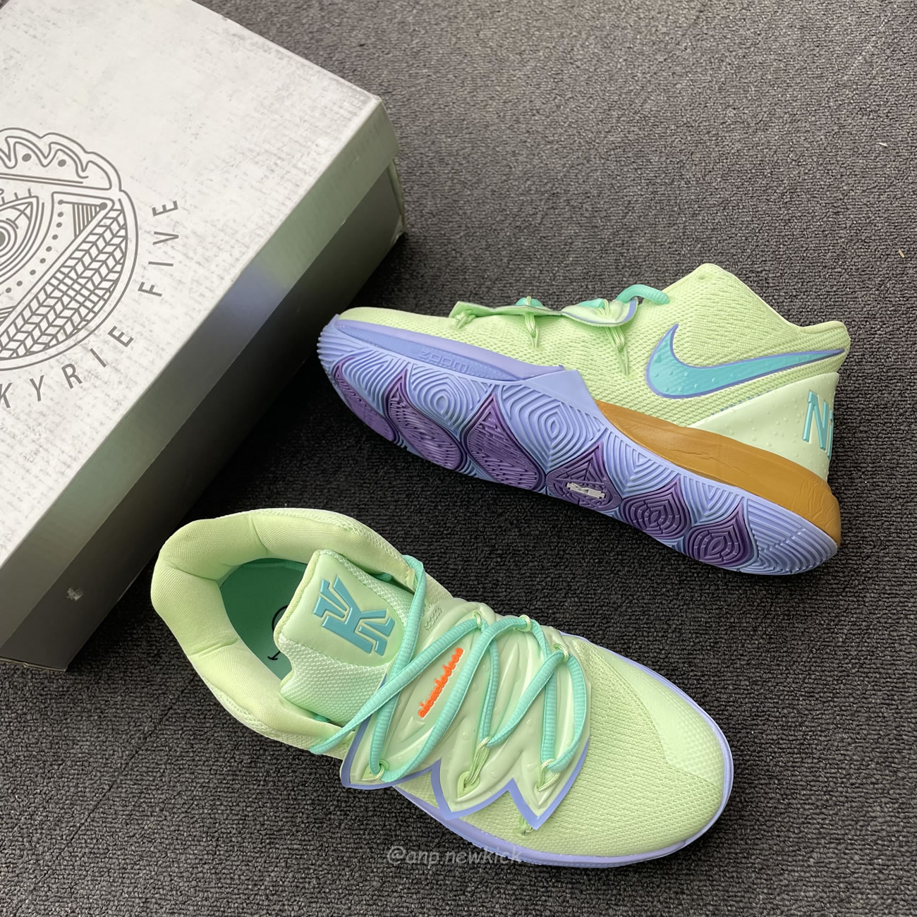 Nike Kyrie 5 Spongebob Squidward Patrick Cj6951 300 Cj6950 600 (23) - newkick.vip