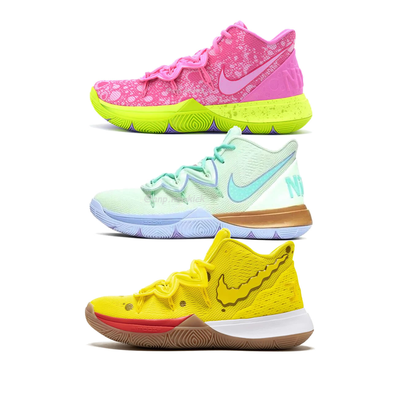 Nike Kyrie 5 Spongebob Squidward Patrick Cj6951 300 Cj6950 600 (27) - newkick.vip