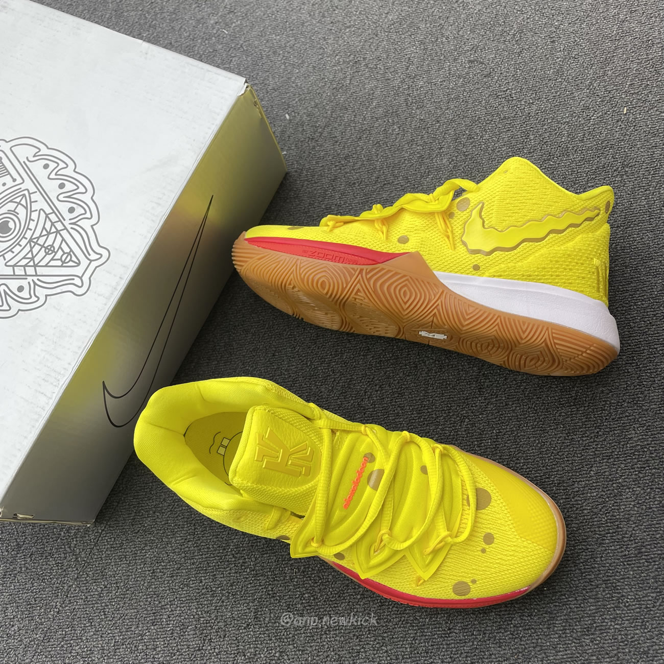 Nike Kyrie 5 Spongebob Squidward Patrick Cj6951 300 Cj6950 600 (36) - newkick.vip