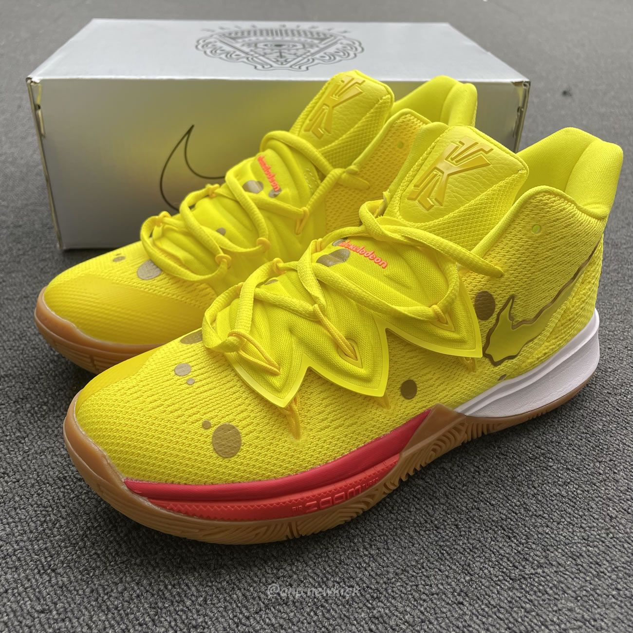 Nike Kyrie 5 Spongebob Squidward Patrick Cj6951 300 Cj6950 600 (38) - newkick.vip