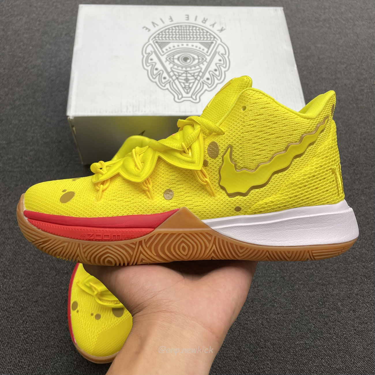 Nike Kyrie 5 Spongebob Squidward Patrick Cj6951 300 Cj6950 600 (39) - newkick.vip