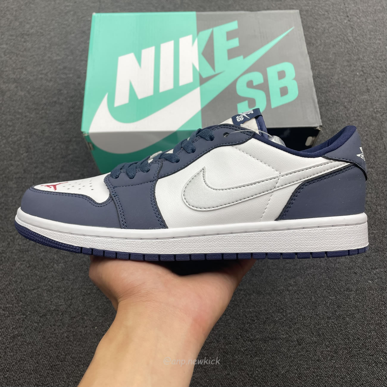 Air Jordan 1 Low Sb Midnight Navy Cj7891 400 (11) - newkick.vip