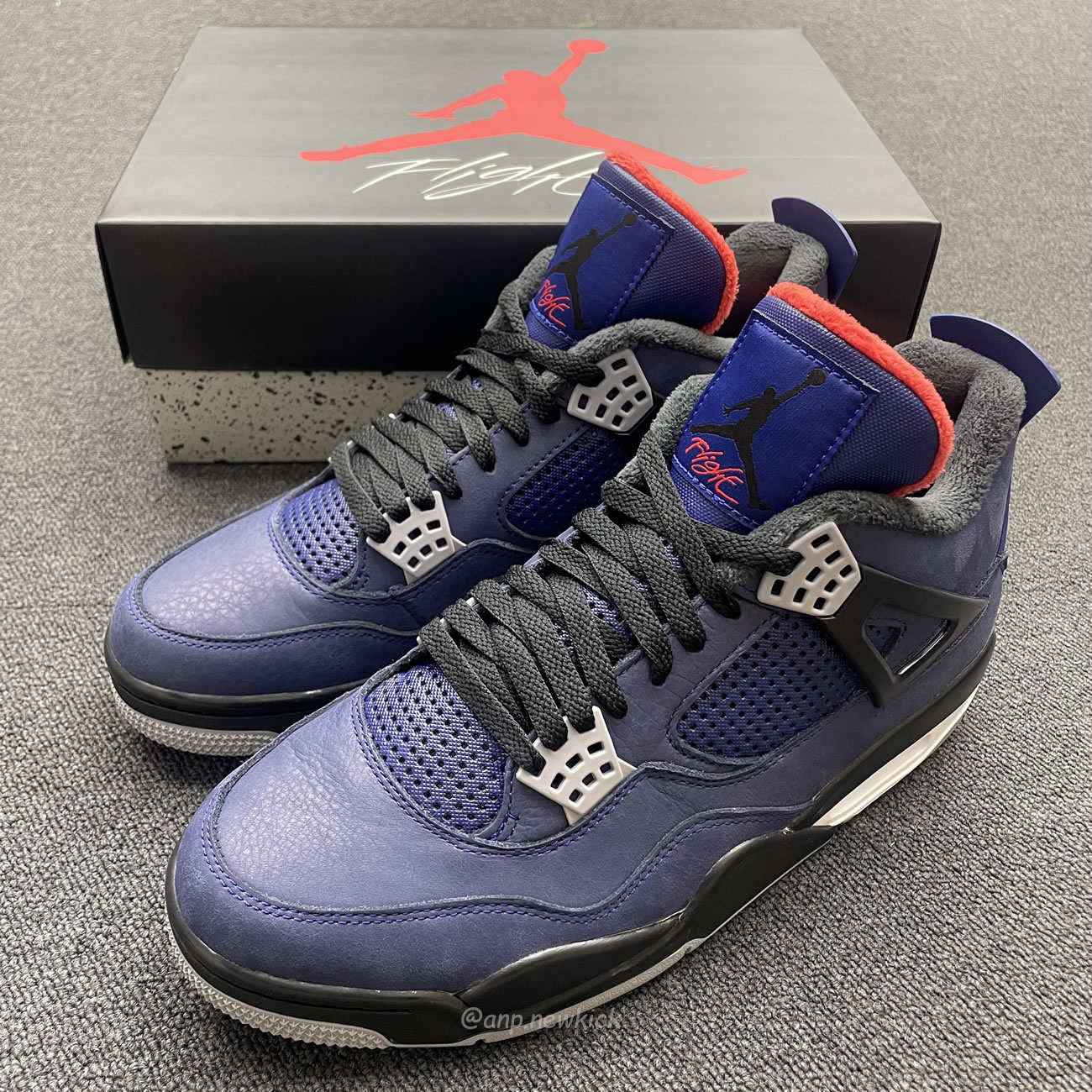 Air Jordan 4 Retro Winterized Loyal Blue Cq9597 401 (13) - newkick.vip