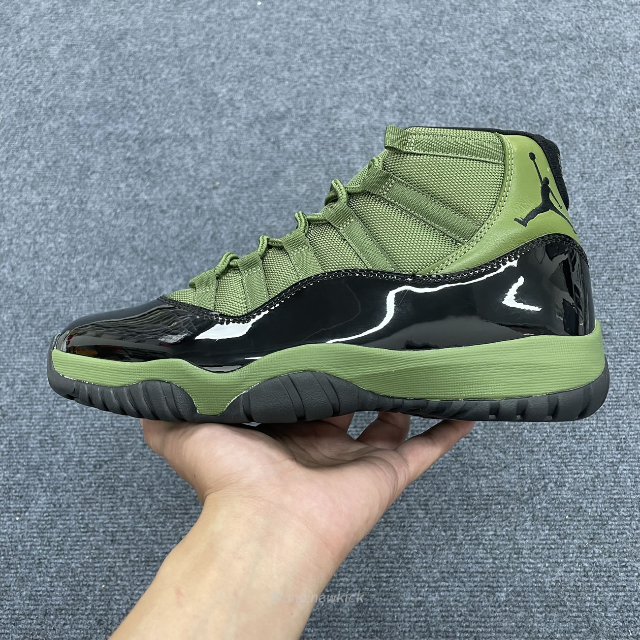 Air Jordan 11 Retro Army Green Black Ct8012 300 (5) - newkick.vip