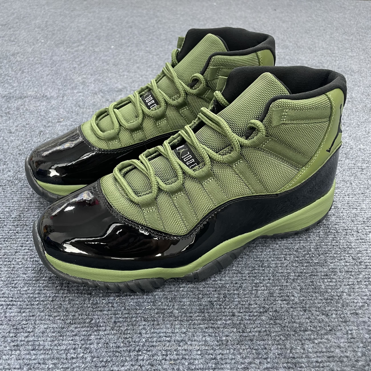 Air Jordan 11 Retro Army Green Black Ct8012 300 (8) - newkick.vip