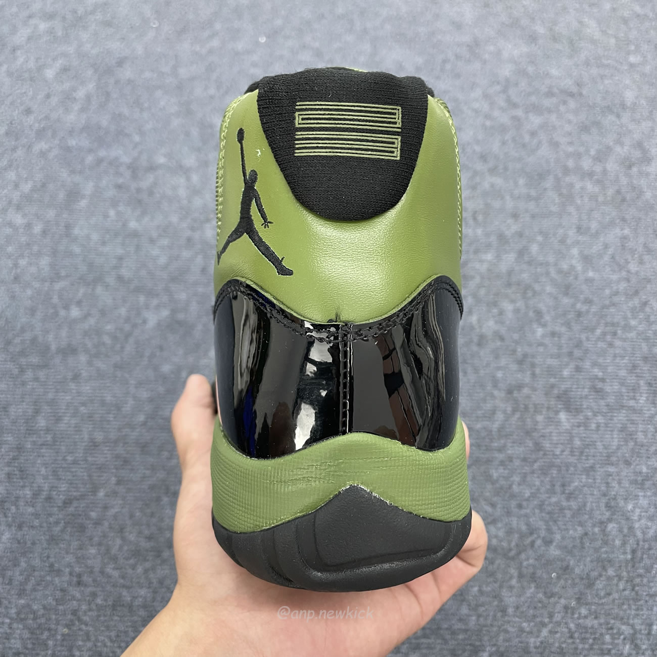 Air Jordan 11 Retro Army Green Black Ct8012 300 (9) - newkick.vip