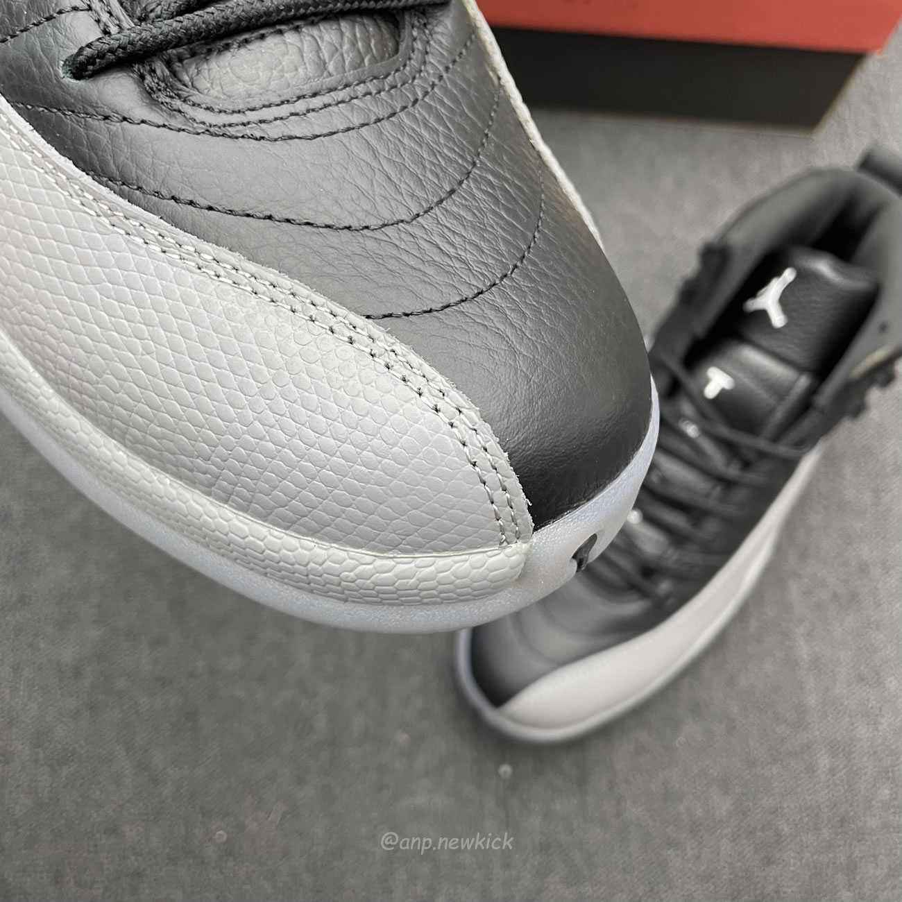 Air Jordan 12 Black Wolf Grey Ct8013 019 (7) - newkick.vip