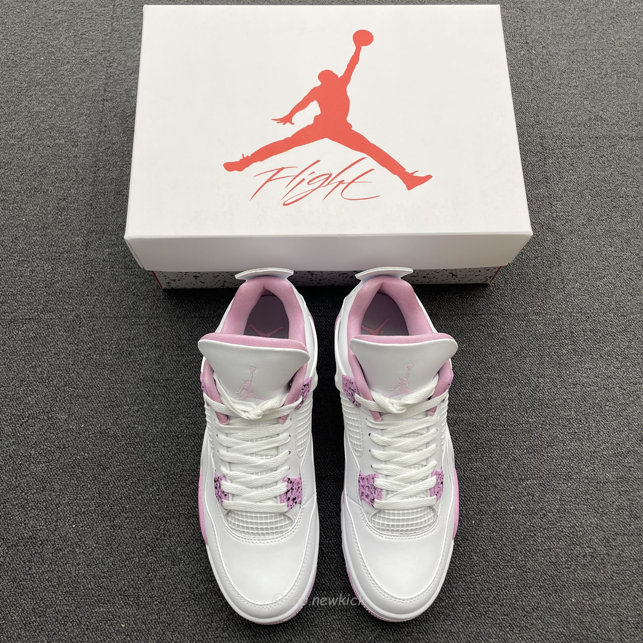 Air Jordan 4 Retro White Pink Ct8527 116 (2) - newkick.vip