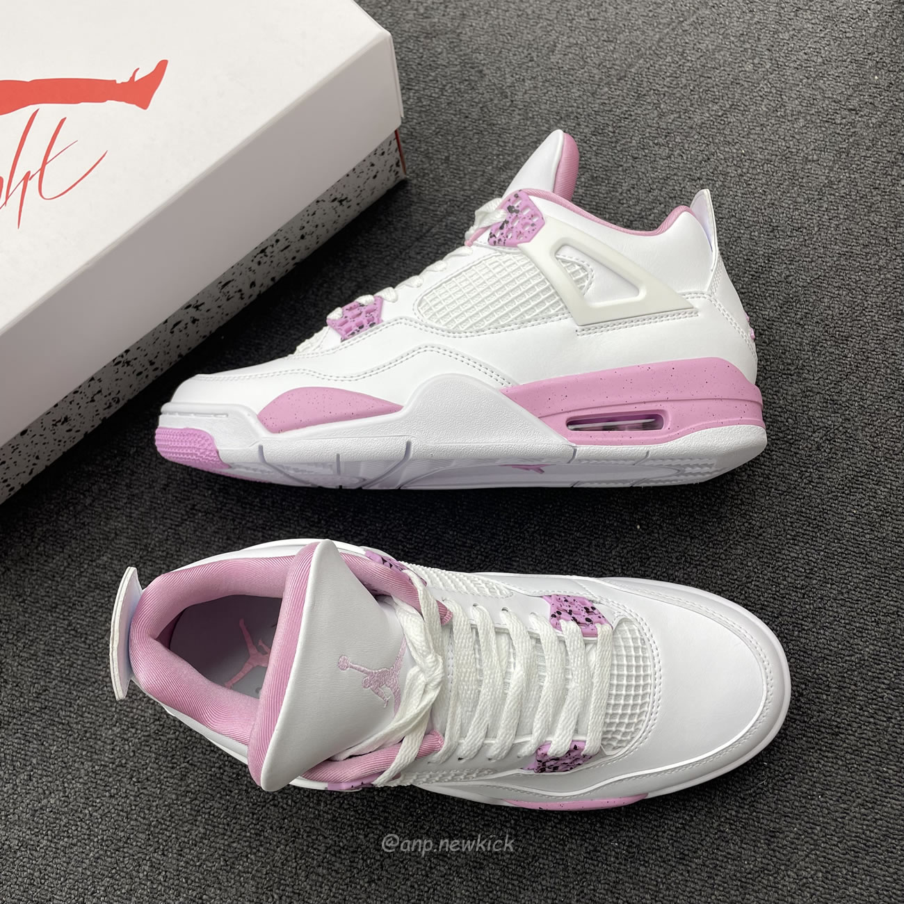 Air Jordan 4 Retro White Pink Ct8527 116 (5) - newkick.vip