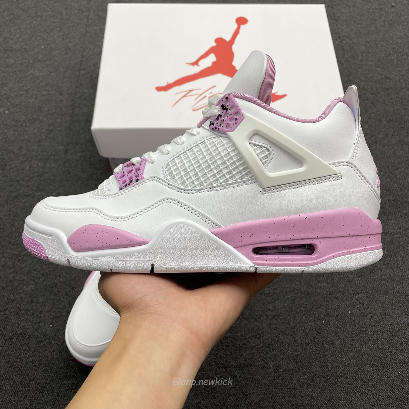 Air Jordan 4 Retro White Pink Ct8527 116 (6) - newkick.vip