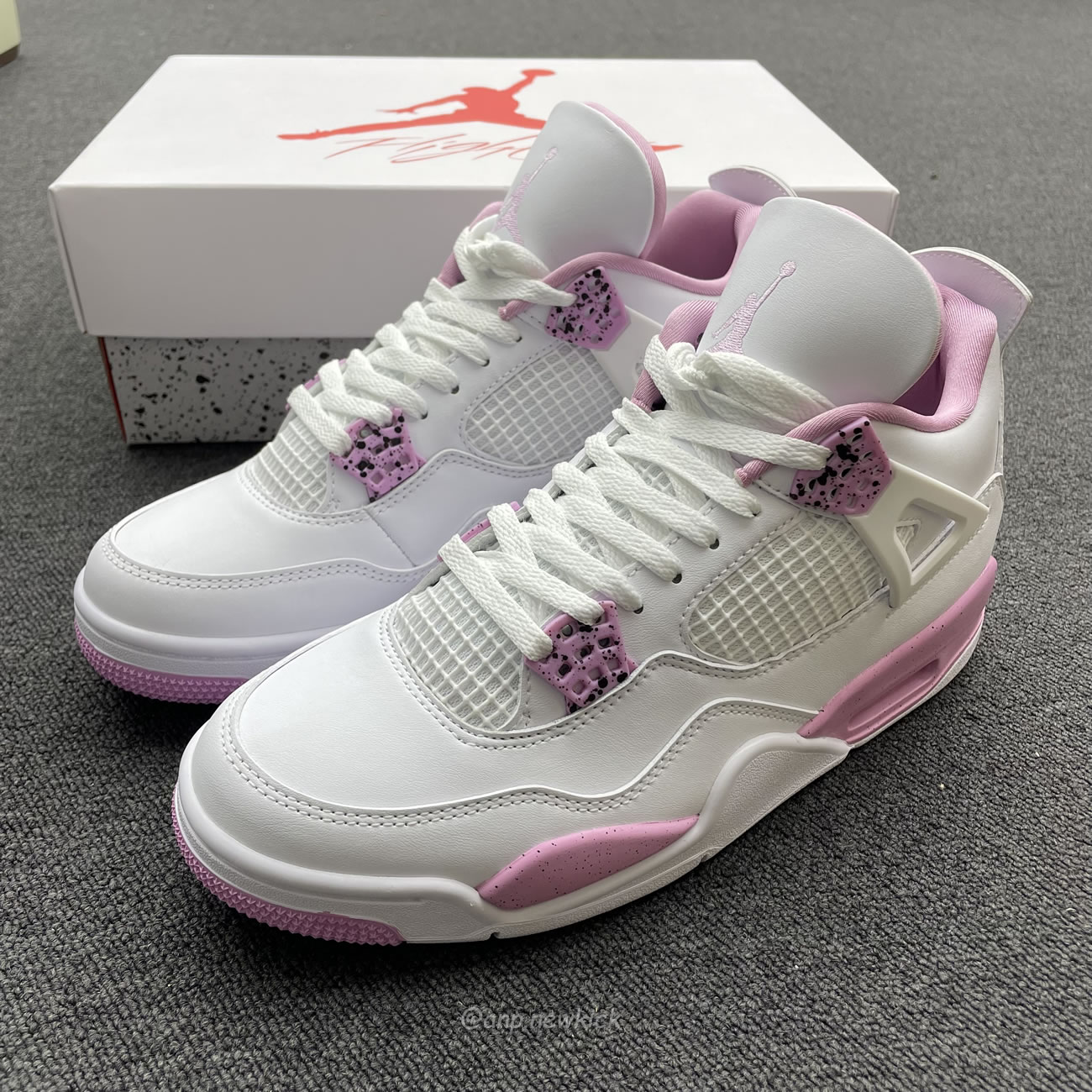 Air Jordan 4 Retro White Pink Ct8527 116 (7) - newkick.vip