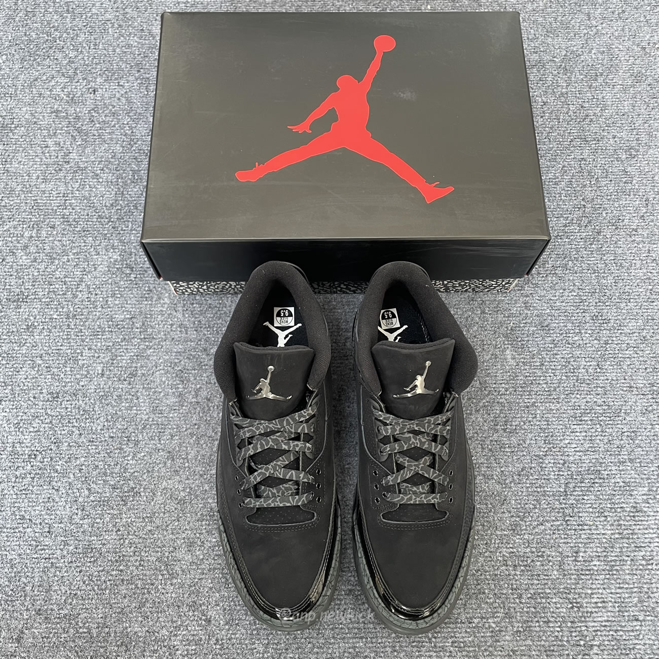 Air Jordan 3 Retro Black Cat 2025 Ct8532 001 (9) - newkick.vip