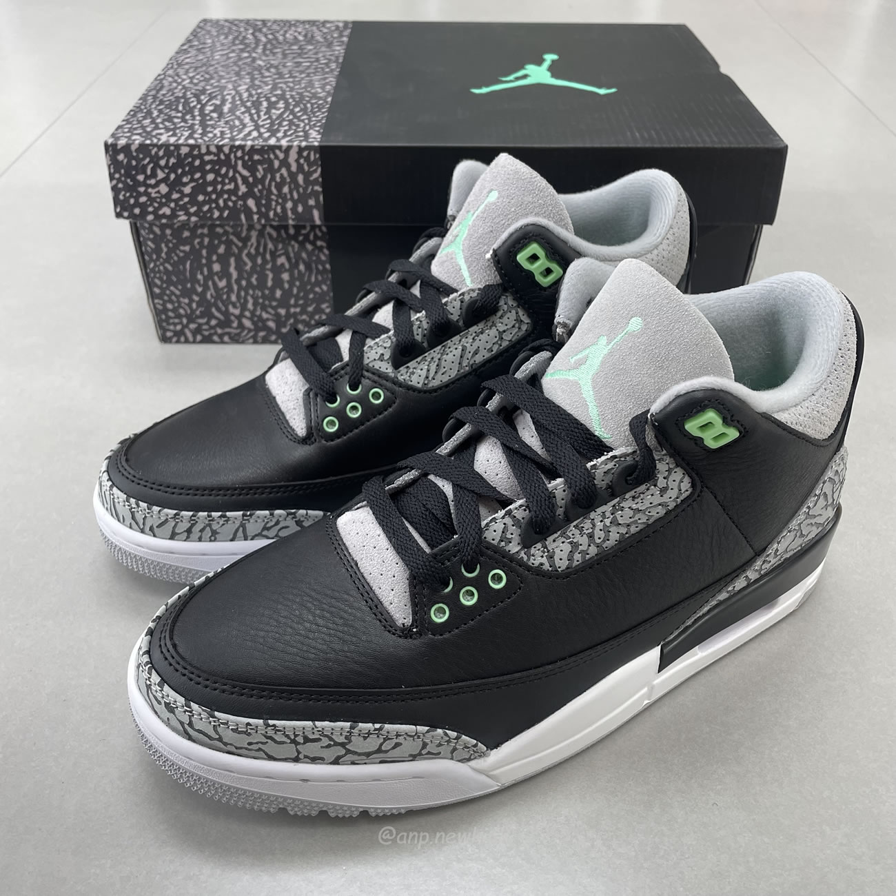 Air Jordan 3 Retro Green Glow Ct8532 031 (6) - newkick.vip