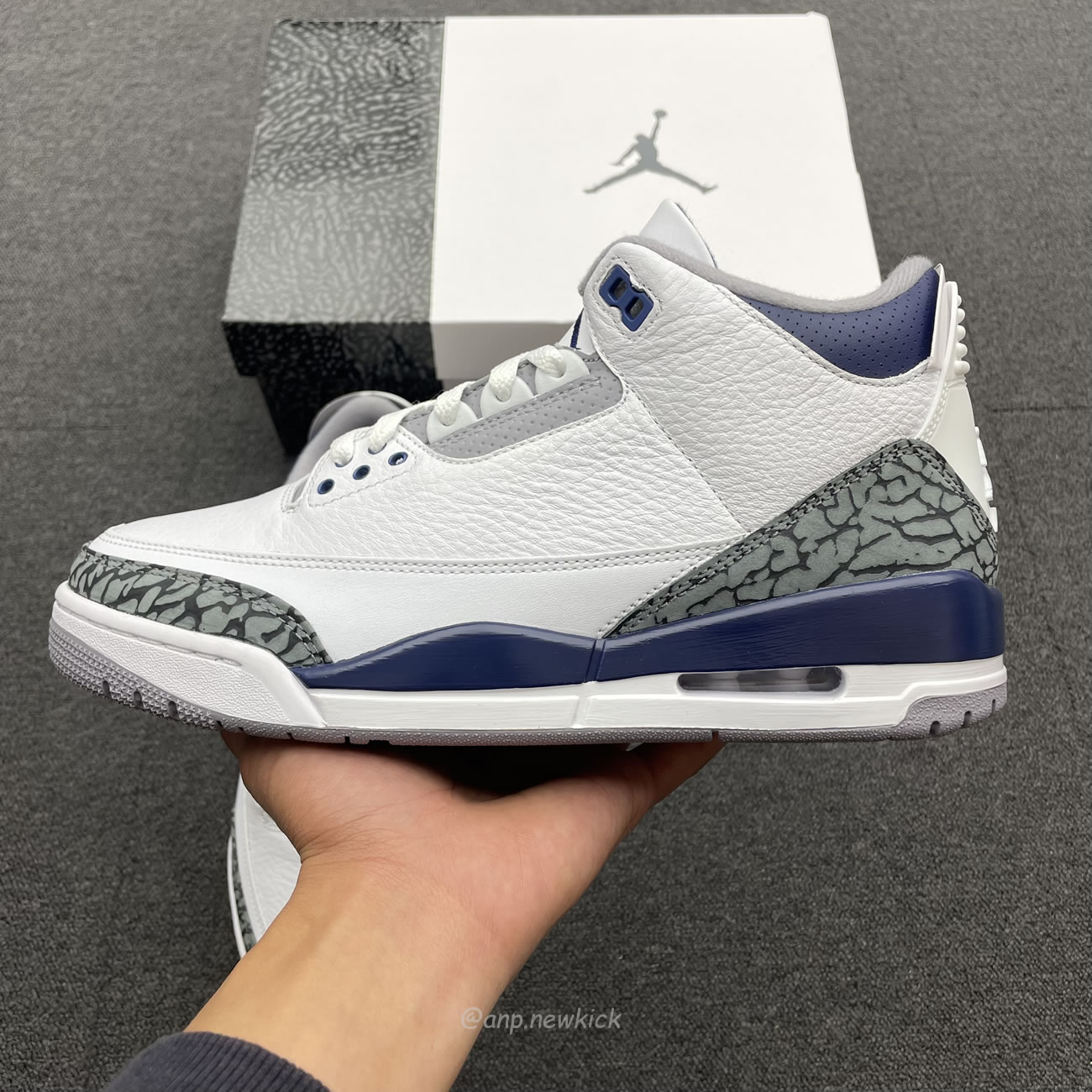 Air Jordan 3 Retro Midnight Navy Ct8532 140 (2) - newkick.vip