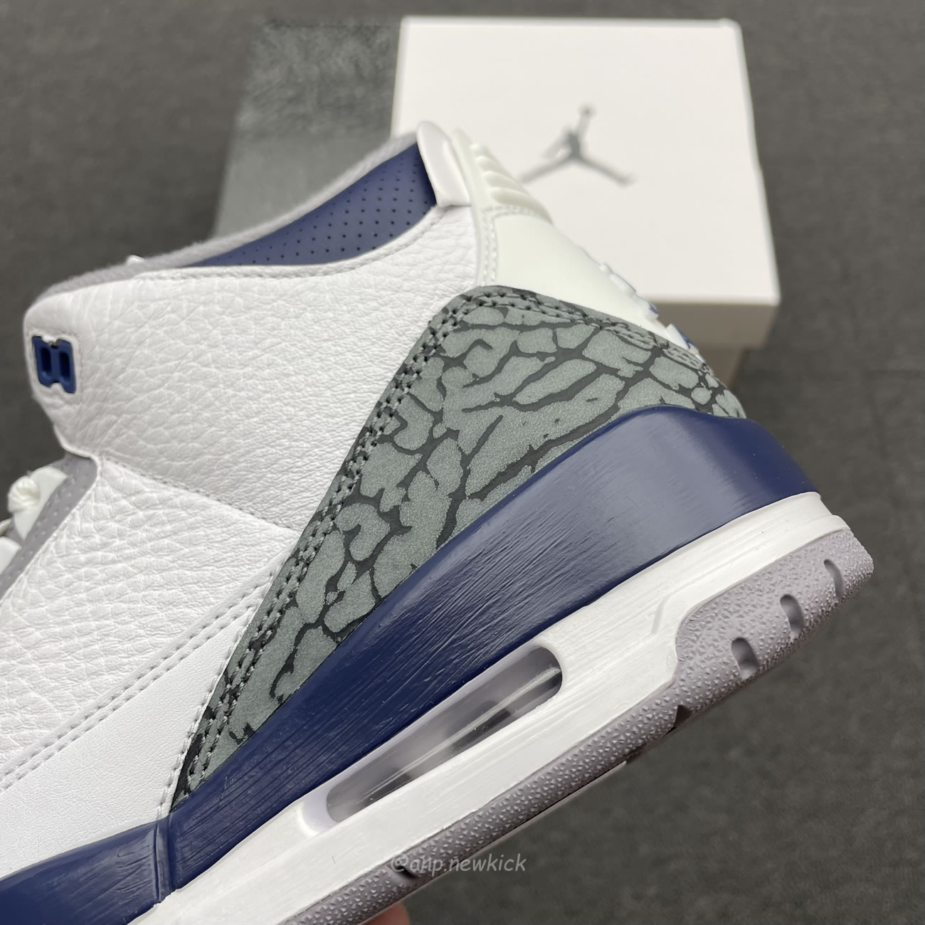 Air Jordan 3 Retro Midnight Navy Ct8532 140 (3) - newkick.vip