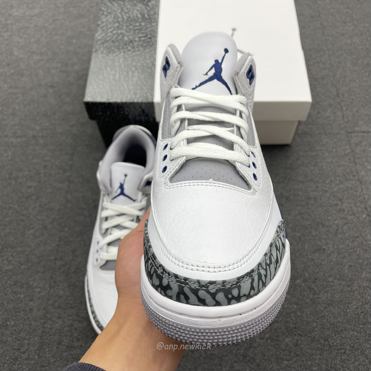 Air Jordan 3 Retro Midnight Navy Ct8532 140 (4) - newkick.vip